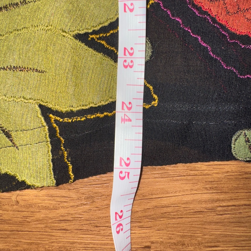 Chicos Women's 2 Full Zip Patchwork Chiffon Jacke… - image 3